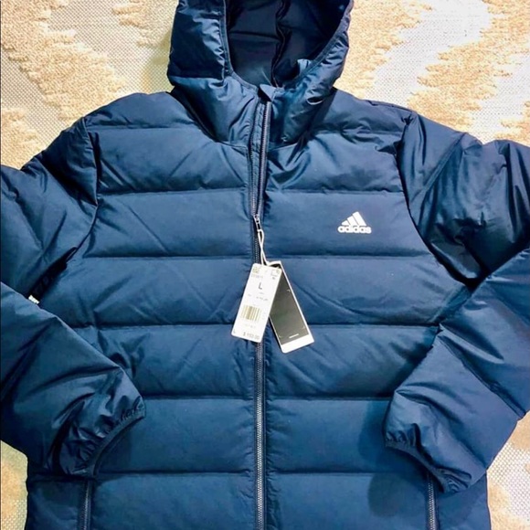 NWT Men’s Adidas GE5811 Helionic Ho Down Jacket - Picture 7 of 8